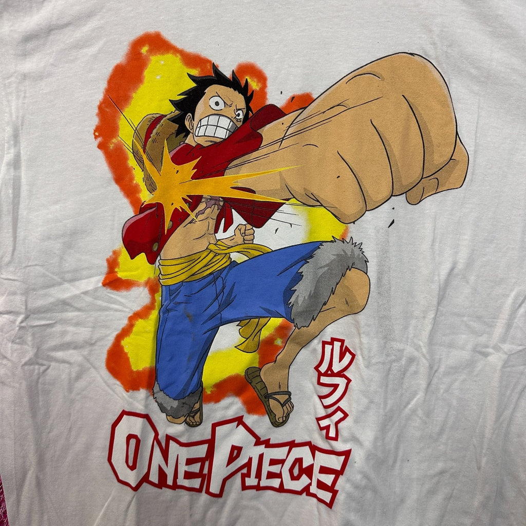 One Piece Luffy D Monke Super Elastic Punch Anime Tee L product image 2