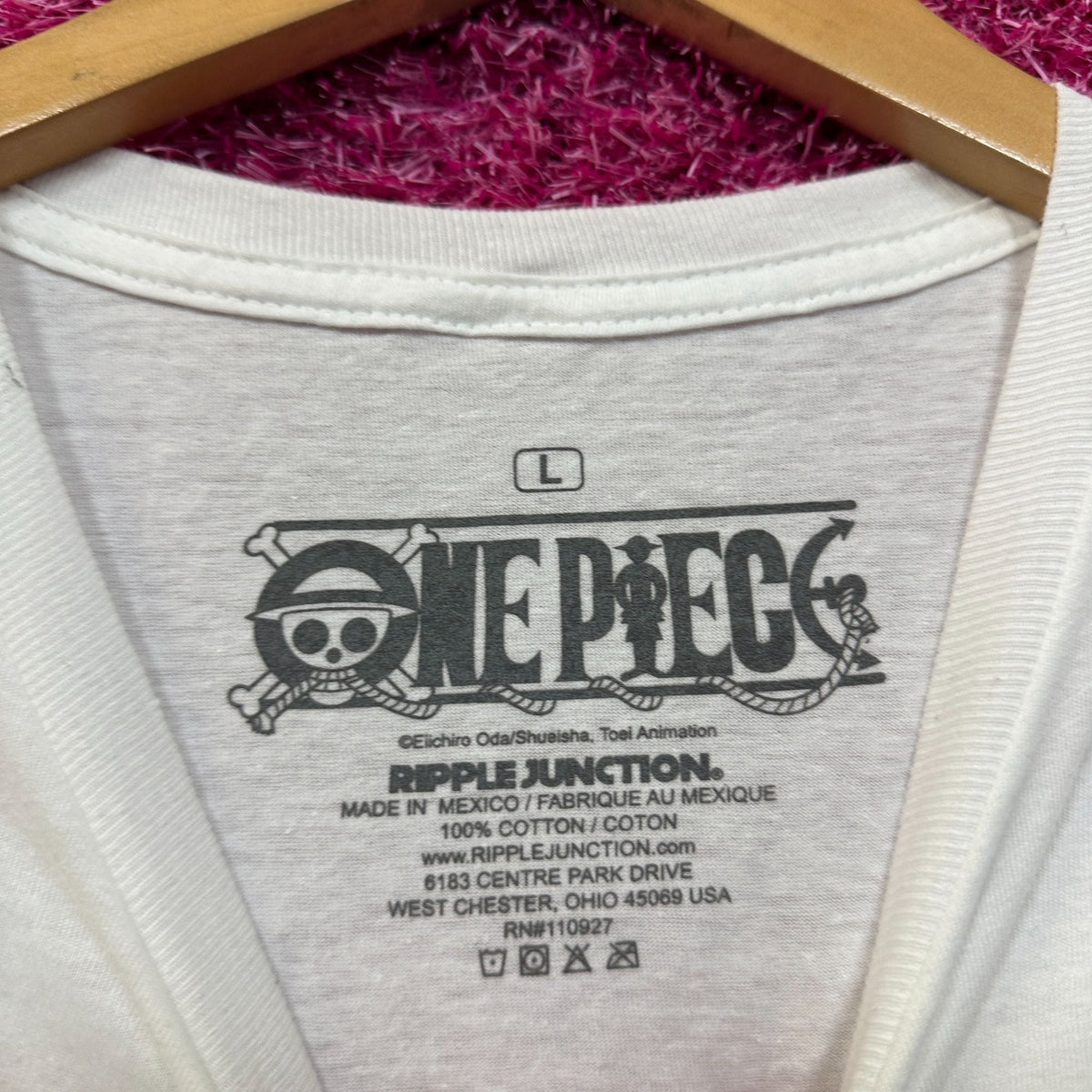 One Piece Luffy D Monke Super Elastic Punch Anime Tee L product image 4