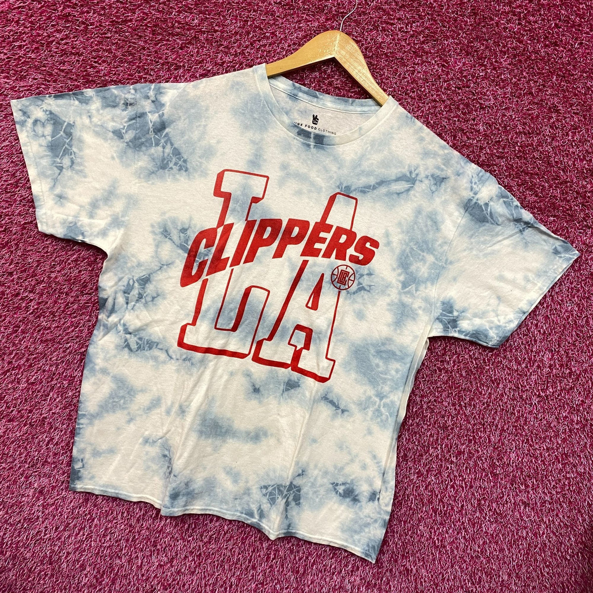LA Clippers NBA Court Side Team Gameday Promo Tie Dye L product image 3