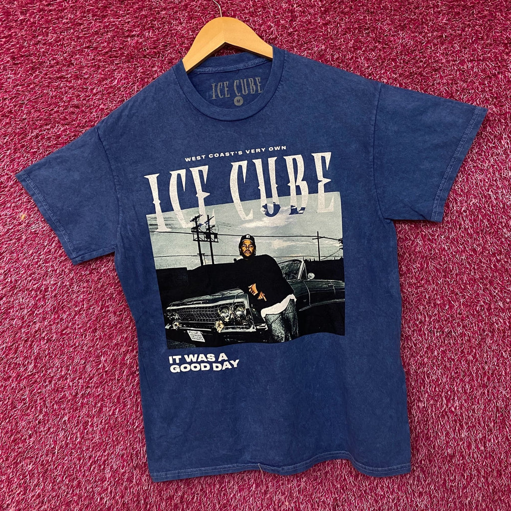 Ice Cube West Coast Good Day Portrait Acid Wash Blue product image 8