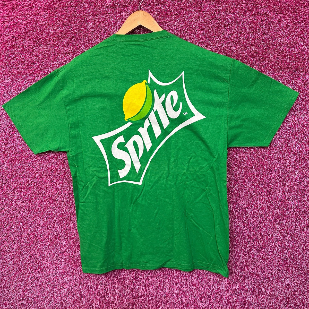 Sprite Obey Your Thirst Slogan Coke Product Promo Tee L product image 1