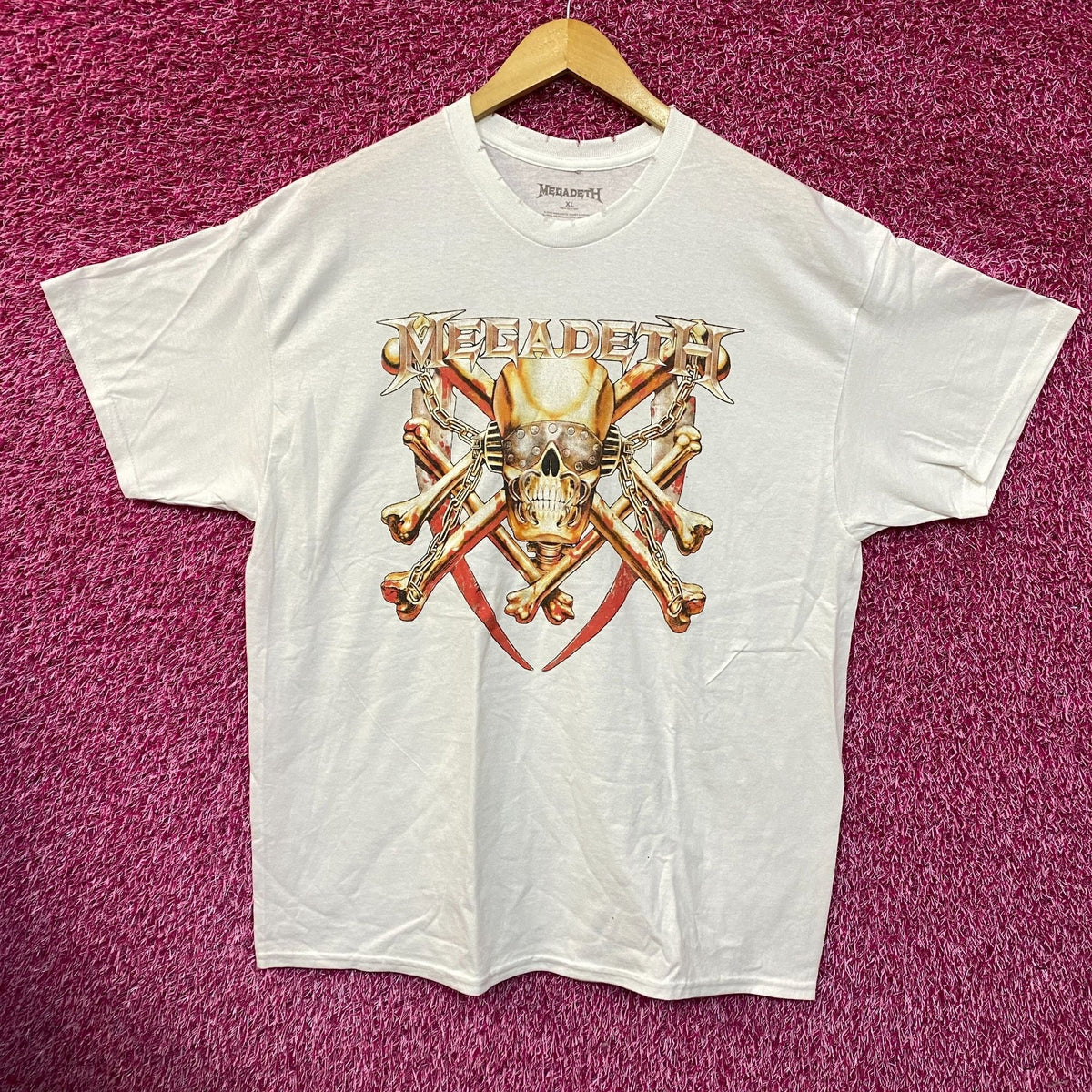 Megadeth Distressed Metal Rock Tshirt size Extra Large product image 1