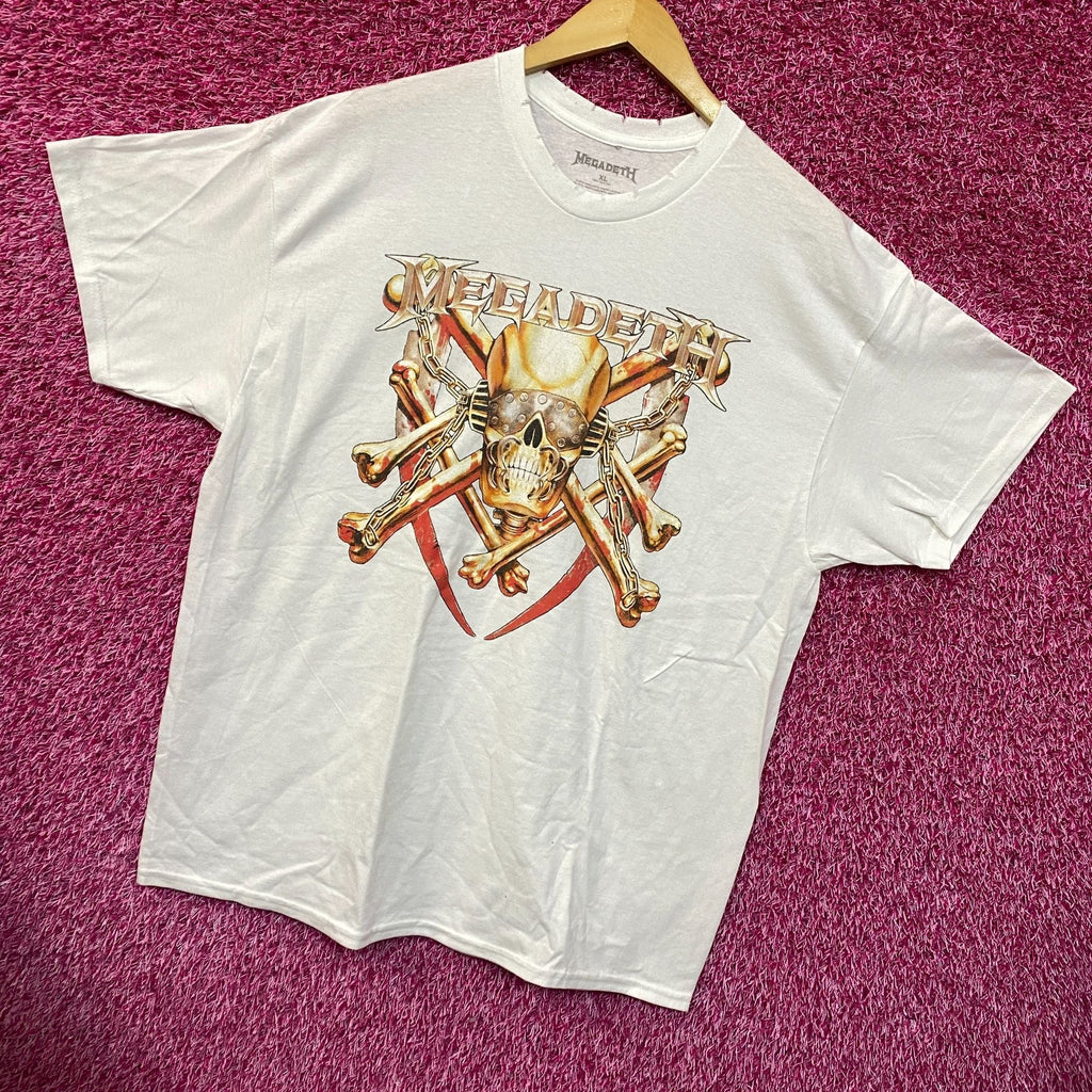 Megadeth Distressed Metal Rock Tshirt size Extra Large product image 3