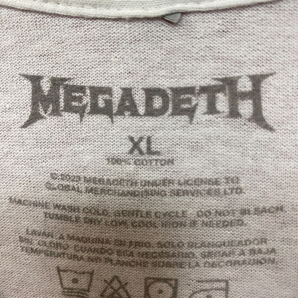 Megadeth Distressed Metal Rock Tshirt size Extra Large product image 4