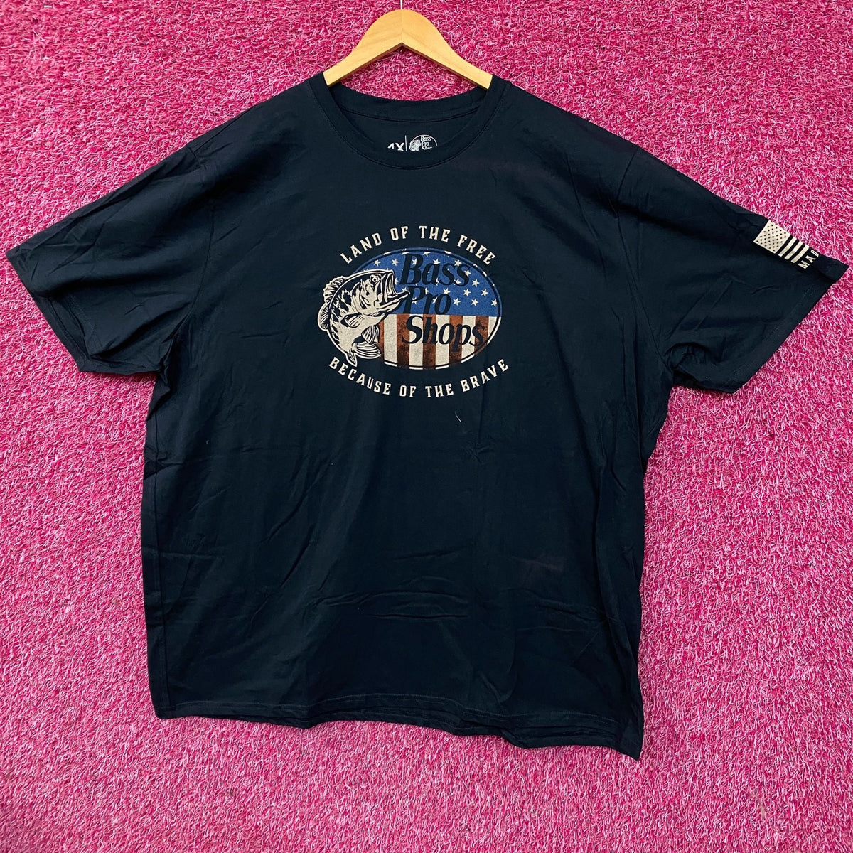 Bass Pro Shops USA Land Of The Free Graphic T-Shirt 4XL product image 1