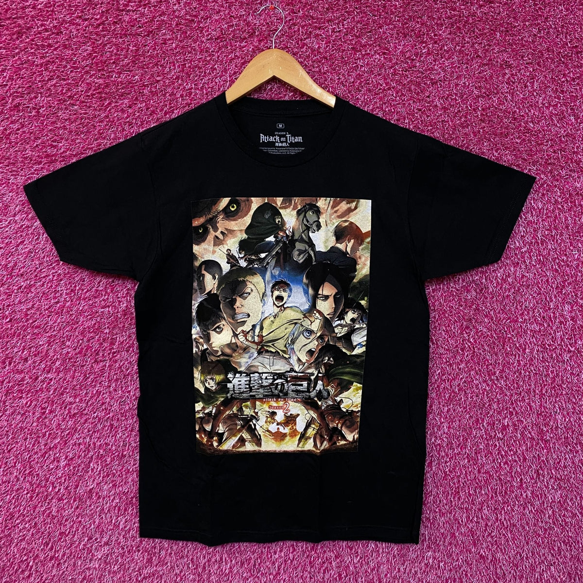 Attack on Titan Character Poster Tshirt size medium