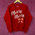 Junk Food Merry Graphic Fleece Sweatshirt XS product image 1